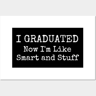 Funny College High School Graduation Gifts Senior 2024 Posters and Art